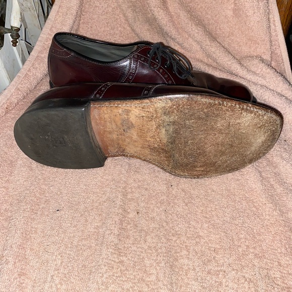 Classic by footjoy Burgundy Leather Men's Dress Shoes size 9 - Picture 5 of 5